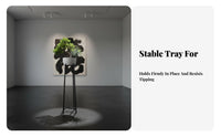 Tall Metal Pot Stand Modern Design Tiered Pot Stand Minimalist and Aesthetic Indoor & Outdoor for Gardeners, Garden, Living Room