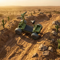 Scale Model Vehicle Open-Frame off-Road Car Model Molded Detailing