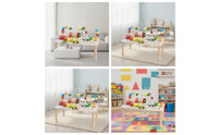 Young Child Activity Table with Bead Maze Fine Motor Toy Multi-Functional