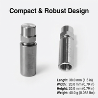 Chrome, 6 Nozzle, Pressure Washer Spray Tip, Cooling Applications Spray Tip, Stainless Steel Spray T - Image 4