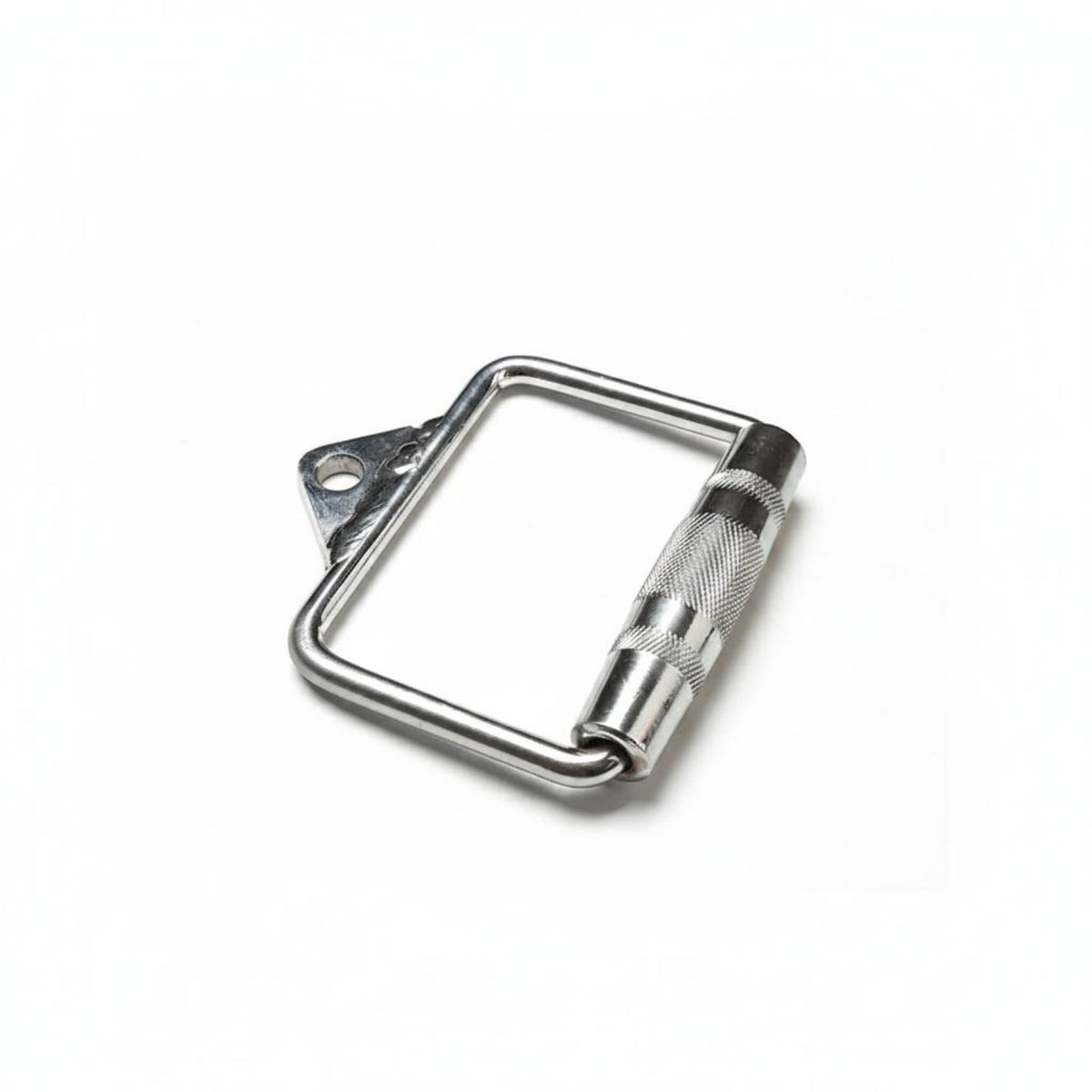 All Steel Gym Pulley Handle Heavy Duty Single D Handle Long-Lasting V Bar Attachment Polished Surface