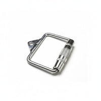 All Steel Gym Pulley Handle Heavy Duty Single D Handle Long-Lasting V Bar Attachment Polished Surface