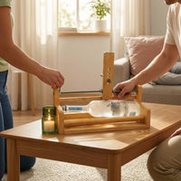 Bottle with Wooden Frame DIY Tool Versatile for Crafters, Hobbyists