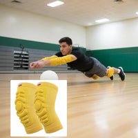 Breathable Compression Elbow Pad Thickened Sponge Padding Padded Elbow Guard Anti-Collision Protection Sports Brace for Football, Volleyball, Training