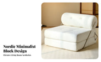 Configurable Sofa Bed Space-Saving Folding Block Chair Multi-Functional Unrestricted Combination for Apartment Dwellers, Guests