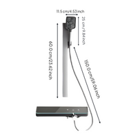 High Pressure Temperature-Controlled Shower Head Set
