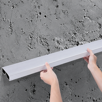 Extra Thick Aluminum Alloy Drywall Skimming Blade Trowel for Plastering and Painting, Multi-functional Leveling Scraper Tool