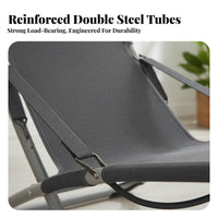 Single Recliner Cot sturdyDuty Adjustable Recliner with Mattress for Campers