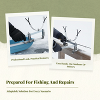 Folding Ice Fishing Rod Holder, Portable Tripod, Travel