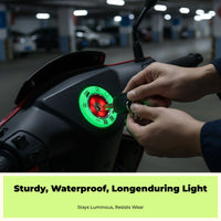 Luminous Keyhole Sticker, Reflective Ring, Waterproof Decor