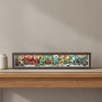 Relief Plaque decorative frame Handmade Tabletop Sculpture Gift Idea Desktop Ornament for Friends, Housewarming