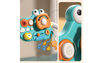 Dinosaur-Themed Stroller Steering Wheel Toy Multifunction Stroller Toy Sensory Travel-Friendly for Toddlers