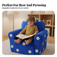 Strawberry-Shaped Chair Cartoon Design kids' Furniture Soft Upholstery Materials for Girls, Toddlers, Bedroom, Nursery