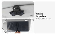 Car Visor Sunglasses Holder Easy to Install Eyeglass Holder Universal Fit