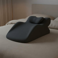 Multi-Functional Ergonomic Prone Sleeping Pillow Versatile Use Ergonomic Prone Pillow Non-Slip Bottom Memory Foam Support Wedge Cushion Removable Washable Cover for Book Readers, Office