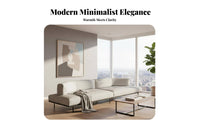 Nordic & design arcd sectional Sofa Minimalist Design Lounge Seating low-slung Home Furnishing Designer Inspired for Interior Designers, Apartment Dwellers, homeowners, Living Room, Showroom, Villa