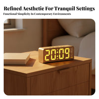 Easy-to-Read Digital LED Alarm Clock Lightweight Digital Clock with Weekday Display Large Tabletop for Students, Heavy Sleepers, Bedroom