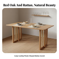 Japanese Design Dining Table Sturdy Construction Wooden Dining Firm Table Base Structure for Homeowners, Design Enthusiasts, Apartment