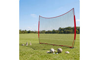 Sports Protective Barrier Freestanding Barricade Backstop Net Barrier Netting Portable Large-Scale for Athletes, Backyard