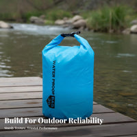 Waterproof Dry Bag Floats on Water Outdoor Adventure Bag Roll-Watertight Seal Waterproof Backpack Sack for Kayakers, Tourists, Rafting, Kayaking