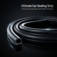Door Rubber Seal Strip for Car Door, Car Door Seal Strip, EPDM Car Door Rubber Seal, Car Door Seal A - Small D-type with waterproof groove