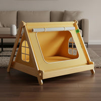 Dog Tent Bed Elevated Raised Pet Tent Indoor Outdoor for Young Dogs