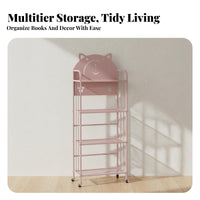 animalthe bear designed Rolling Rack Movable with casters Utility Cart Easy to Assemble
