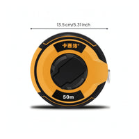 Disc Tape Measure with Metal Hook Compact Craftsman's Rule Ruler Long-Lasting