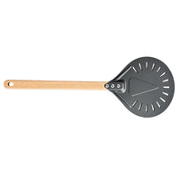 Metal Pizza Heat-Resistant Perforated Pizza Peel Non-Stick