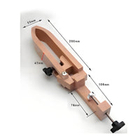 Leather Sewing Clamp Adjustable Wooden Leather Clamp Table Lip Mount