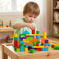 wooden building blocks