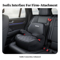 Portable High-Back Booster Foldable Design Child Car Seat Slim Profile