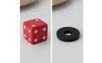 Dice Cymbal Nut with Felt Washer Threaded Cymbal Topper Compact Hardware for Drummers, Practice Setup