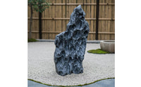 Fiberglass Landscape Rock Weather Resistant Realistic Landscape Rock Resin Garden Boulder Low Maintenance Artificial Stone