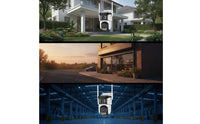 Cellular Triple-Lens Security Camera Motorized Three-Lens Security Camera for Homeowners, Builders, Farmers, Yards, Driveways, Construction Sites, Farms