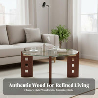 Round Tripod Stand Modernist design Coffee Table Space-Saving Minimalist Aesthetic for Apartment Dwellers, Students, Bedroom