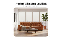 Scratch-Resistant Tufted Straight Sofa Pet-Friendly Tufted 3-Seater Couch Easy to Clean Living Room Seating Long-Lasting Construction for Apartment Dwellers, Families, Homeowners, Home, Loft, Bedroom, Office