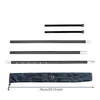 Car Awning Pole Portable Telescoping Aluminum Pole Easy to Install for Campers