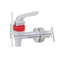 Water Dispenser Faucet Threaded Beverage Dispenser Faucet Water Spigot with Thread Plastic Replacement Spigot BPA-Complimentary