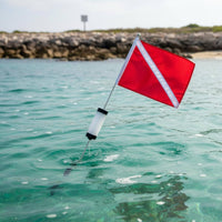 Diver down Flag Buoy Weighted Base Diver down Flag Buoyant for Lake, Divers