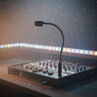 Sturdy Metal Body Gooseneck Audio Device 360° Adjustable XLR Gooseneck Mic Unidirectional Pattern Dynamic Mixer Audio Device High Quality Sound for Taverns