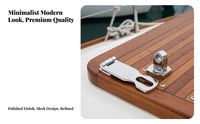 Rotating Opening Hasp Latch Stainless Steel Hasp and Staple Turning Padlock Opening Mount 360° Rotatable for Cabinet