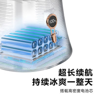 无叶风扇卧室香薰静音桌面扇省电节能无扇叶2026新款风扇孕婴儿用