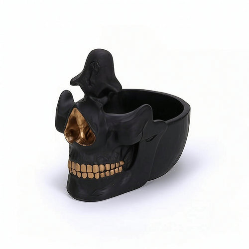 Skull Eyeglass Holder Creative Skull Glasses Stand Stylish for Desk, Nightstand