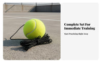 High Elasticity Cord Tennis Rebound Practice Tool Long-Lasting Solo Tennis Practice Tool Easy to Use for Beginners, Adults, Backyard