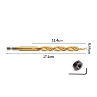 Spiral Fluted Inclined Hole Drill Bit Straight Shank Angled Wood Drill Bit