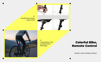 Brake-sensing waterproof bike light