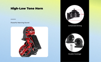 12V waterproof loud car horn