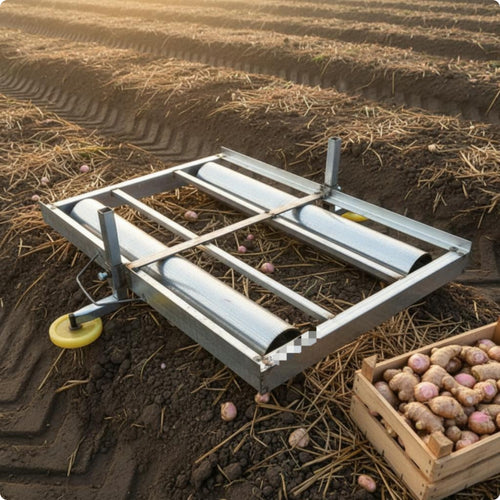 Ginger Planting Carrier Wheeled Design Farm Tool Shock Absorption