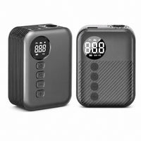 Mini Portable Electric Air Pump for Bicycles, Wireless with Digital Display